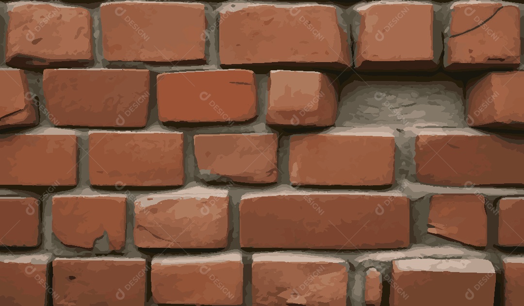 Textura de Parede de Tijolos Ilustração Vetor EPS