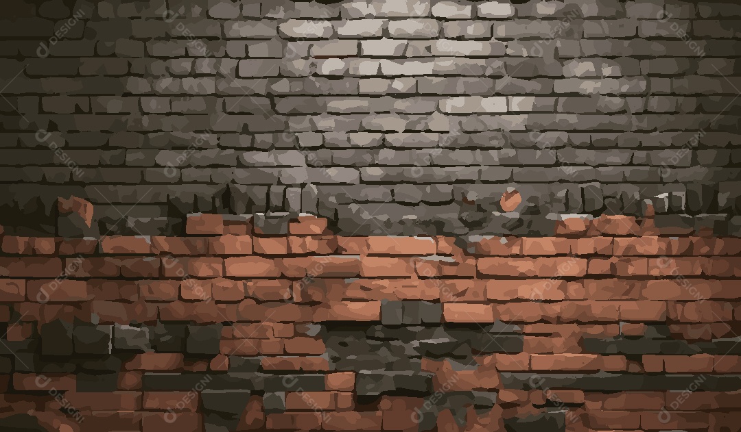 Textura de Parede de Tijolos Ilustração Vetor EPS