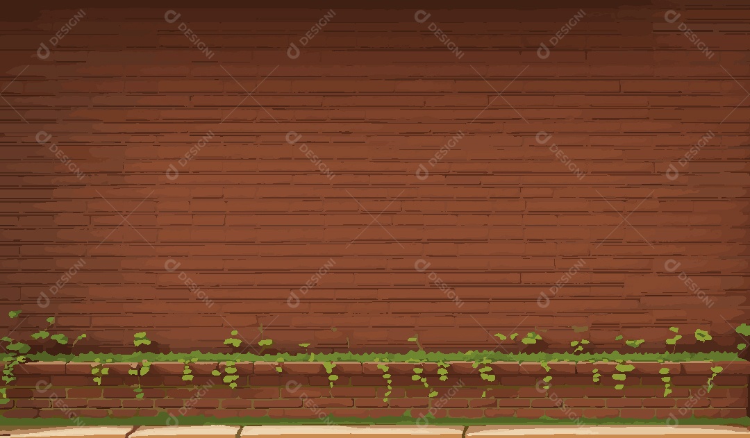 Textura de Parede de Tijolos Ilustração Vetor EPS