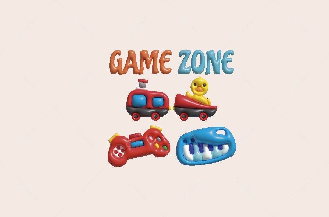 Brinquedos Parra Crianças Ilustração Vetor EPS