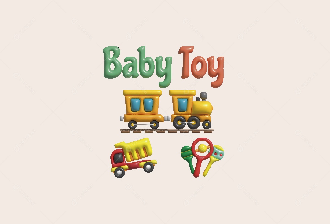 Brinquedos Parra Crianças Ilustração Vetor EPS