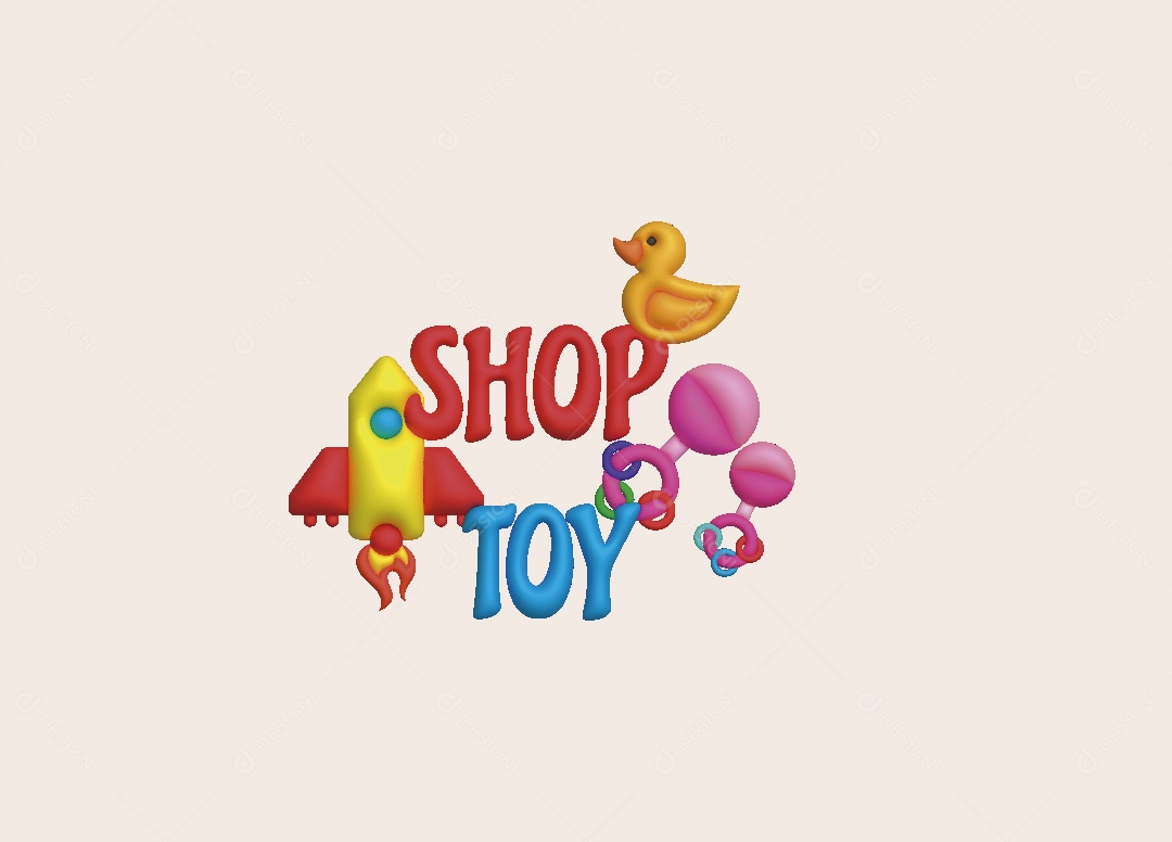 Brinquedos Parra Crianças Ilustração Vetor EPS