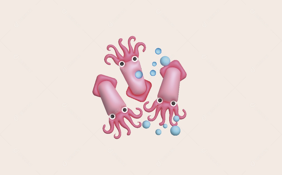 Lula Ilustração 3D Vetor EPS