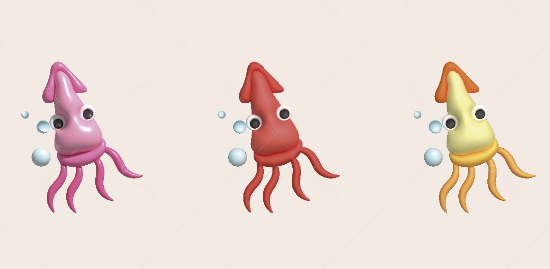 Lula Ilustração 3D Vetor EPS