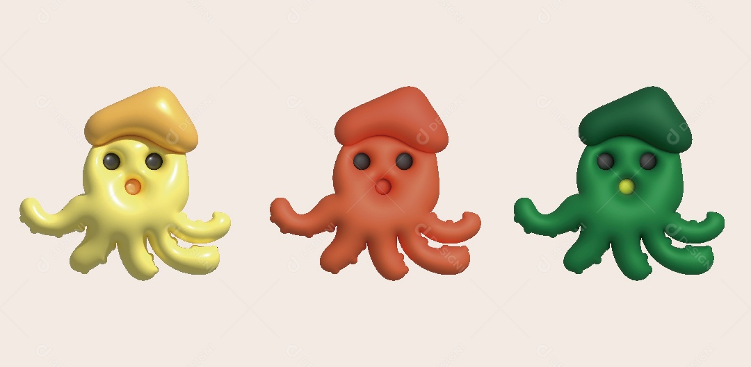 Lula Ilustração 3D Vetor EPS