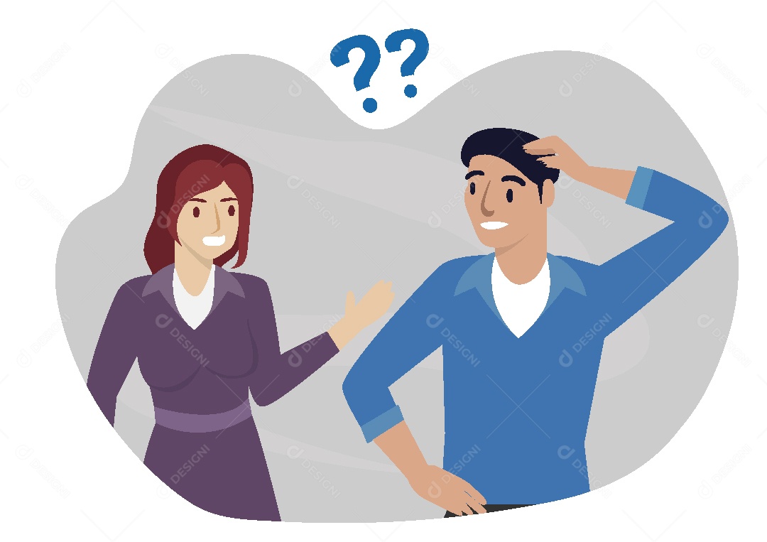 Problemas de Comunicação Ilustração Vetor EPS