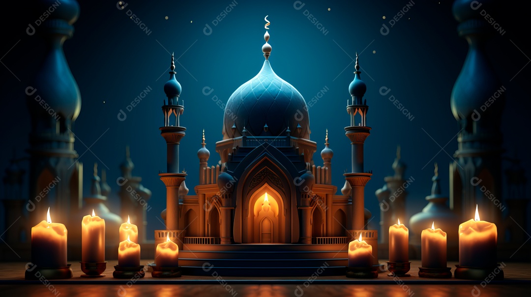 Ramadã, o momento sagrado para oração.