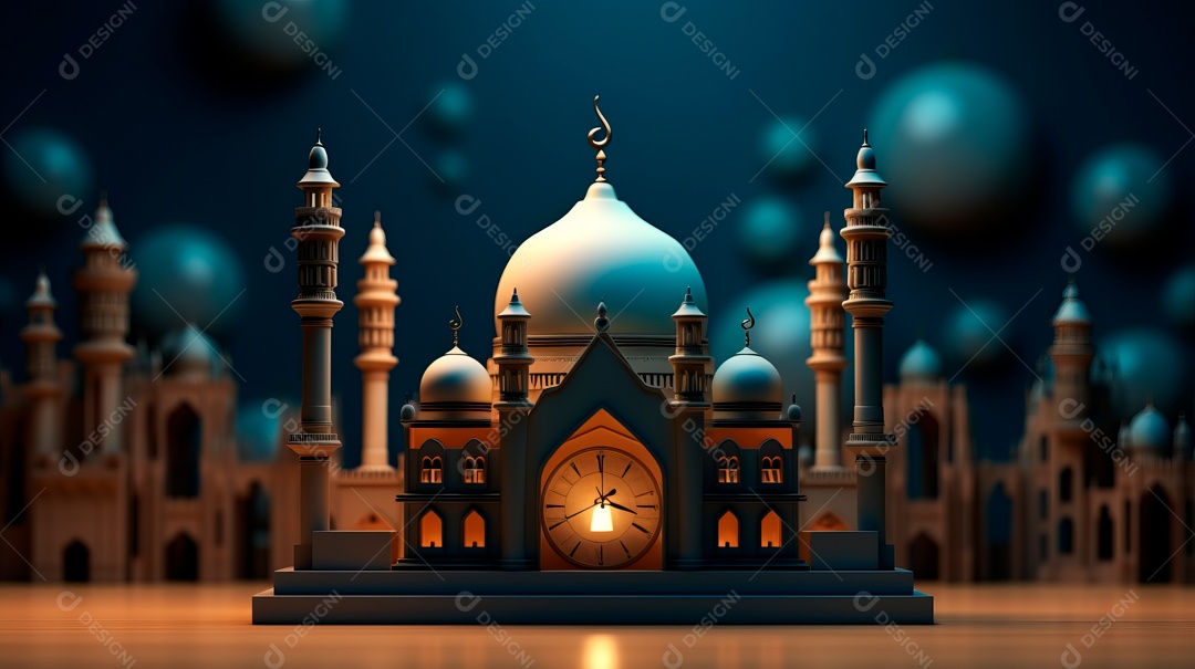 Ramadã, o momento sagrado para oração.