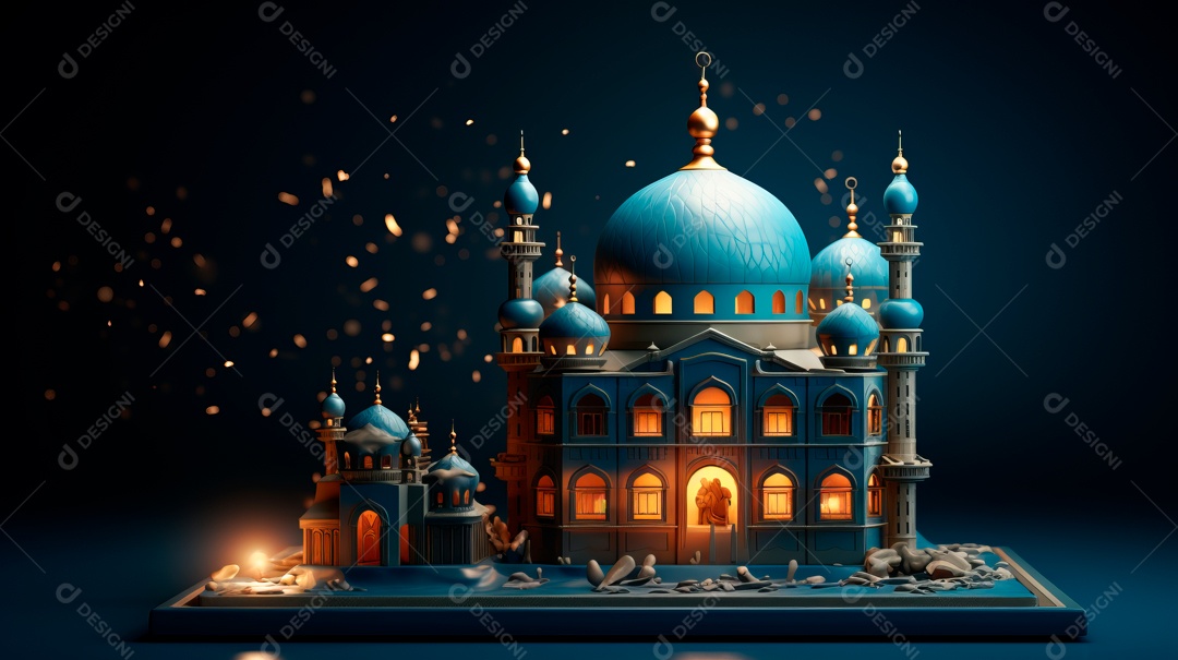 Ramadã, o momento sagrado para oração.