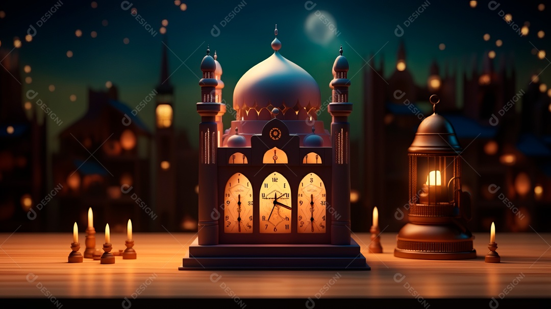 Ramadã, o momento sagrado para oração.