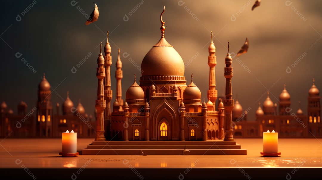 Ramadã, o momento sagrado para oração.