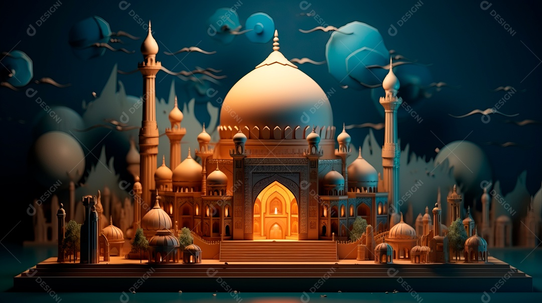 Ramadã, o momento sagrado para oração.