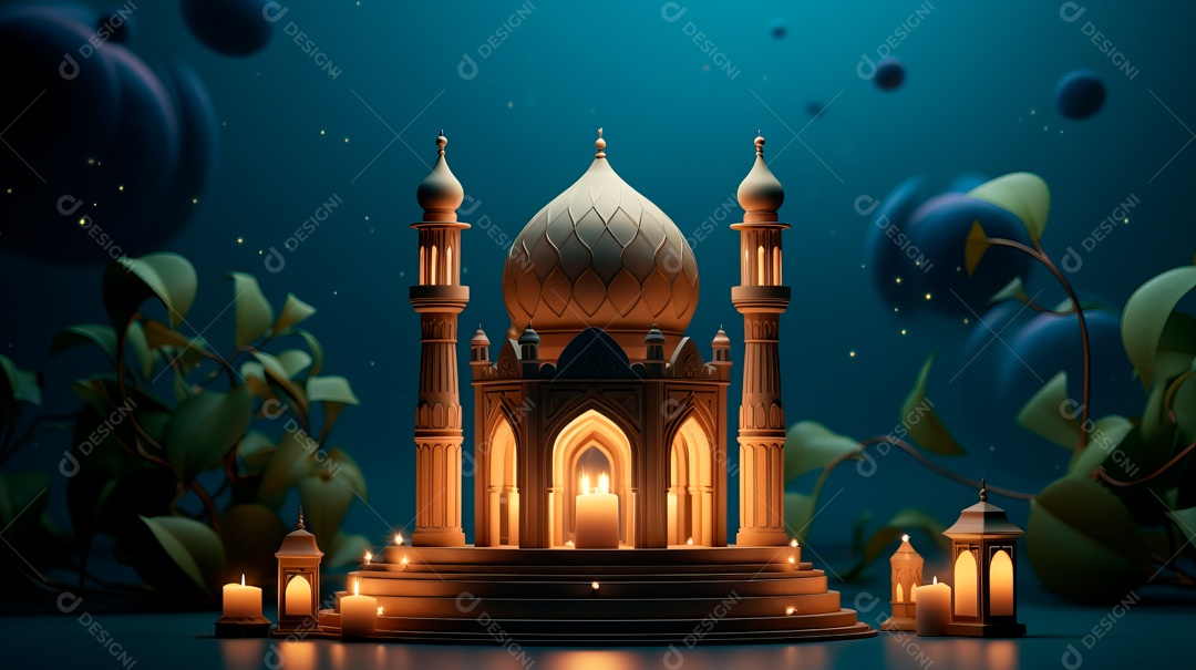 Ramadã, o momento sagrado para oração.