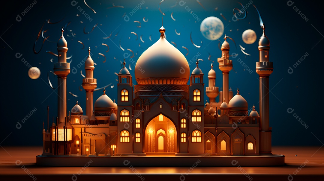 Ramadã, o momento sagrado para oração.