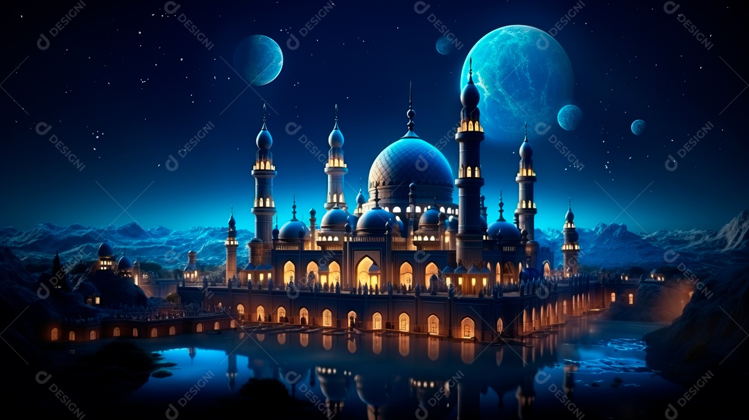 Ramadã, o momento sagrado para oração.