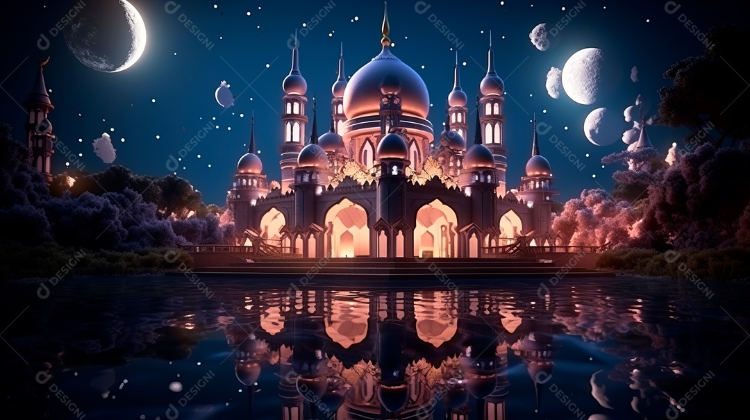 Ramadã, o momento sagrado para oração.