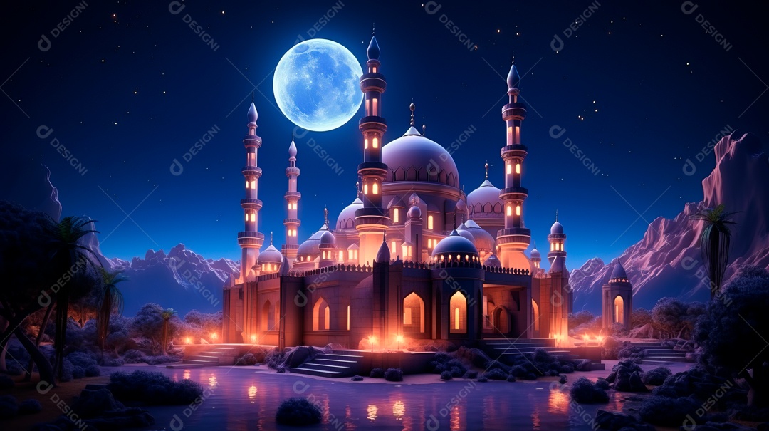 Ramadã, o momento sagrado para oração.