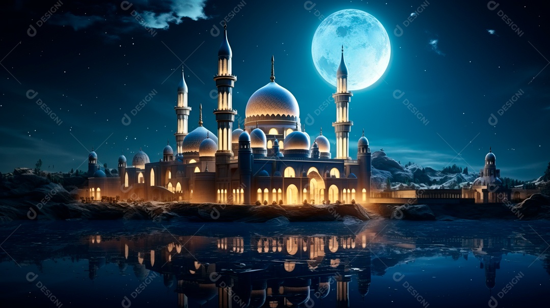 Ramadã, o momento sagrado para oração.