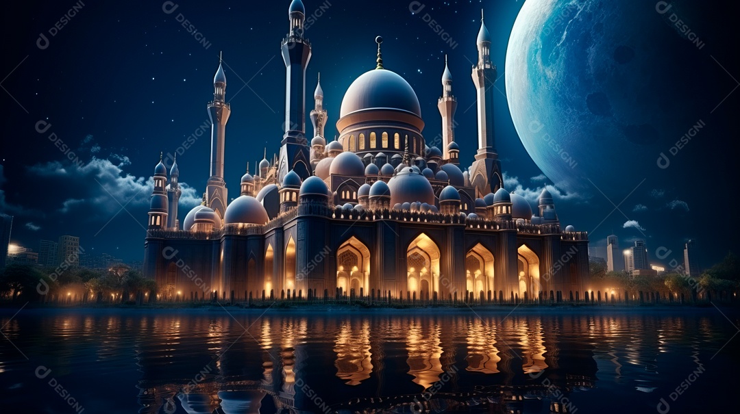 Ramadã, o momento sagrado para oração.