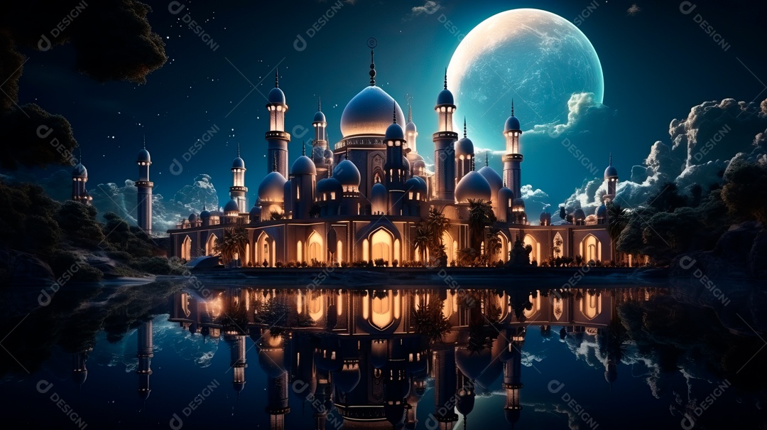 Ramadã, o momento sagrado para oração.