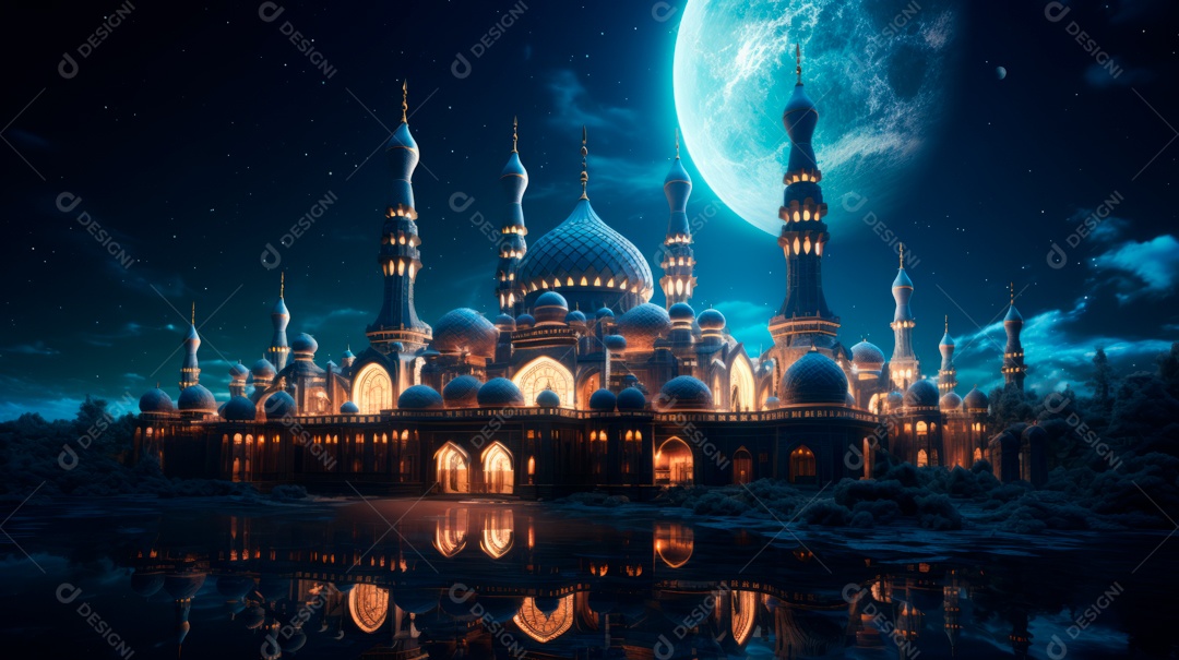 Ramadã, o momento sagrado para oração.