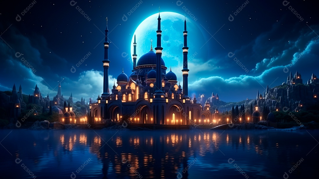 Ramadã, o momento sagrado para oração.