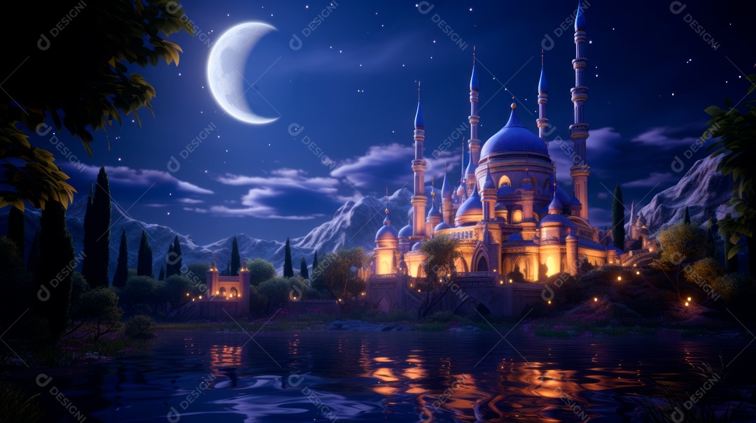 Ramadã, o momento sagrado para oração.