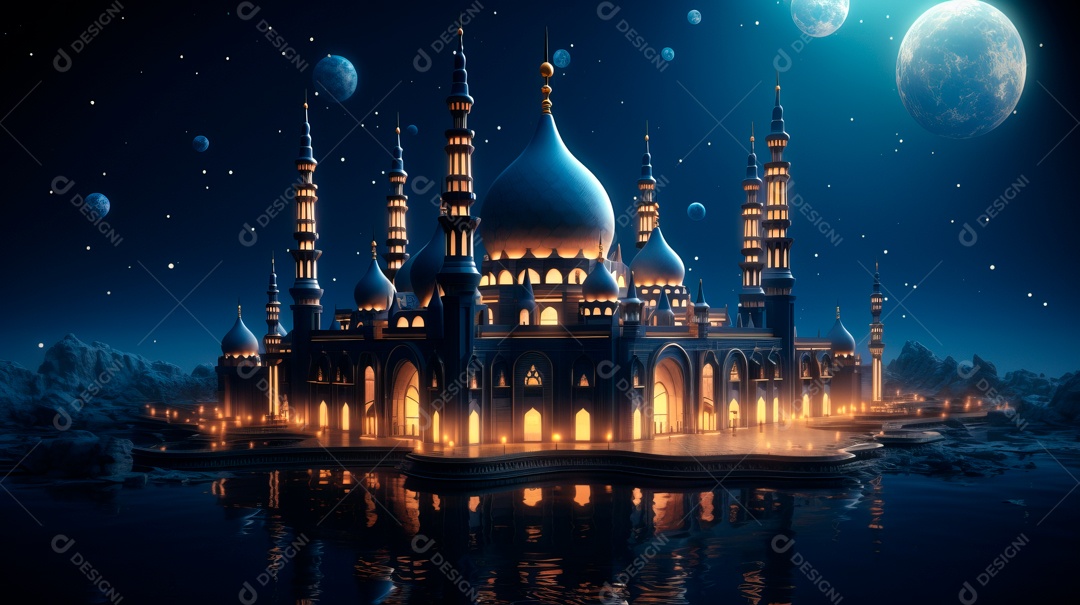 Ramadã, o momento sagrado para oração.