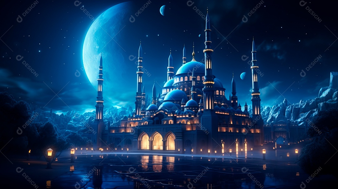 Ramadã, o momento sagrado para oração.