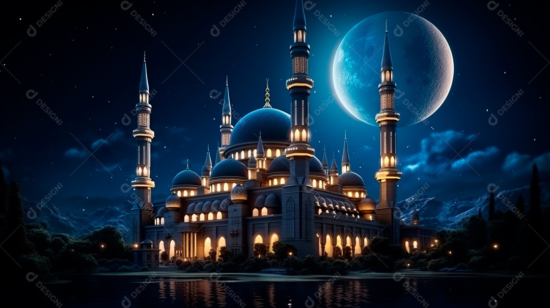 Ramadã, o momento sagrado para oração.