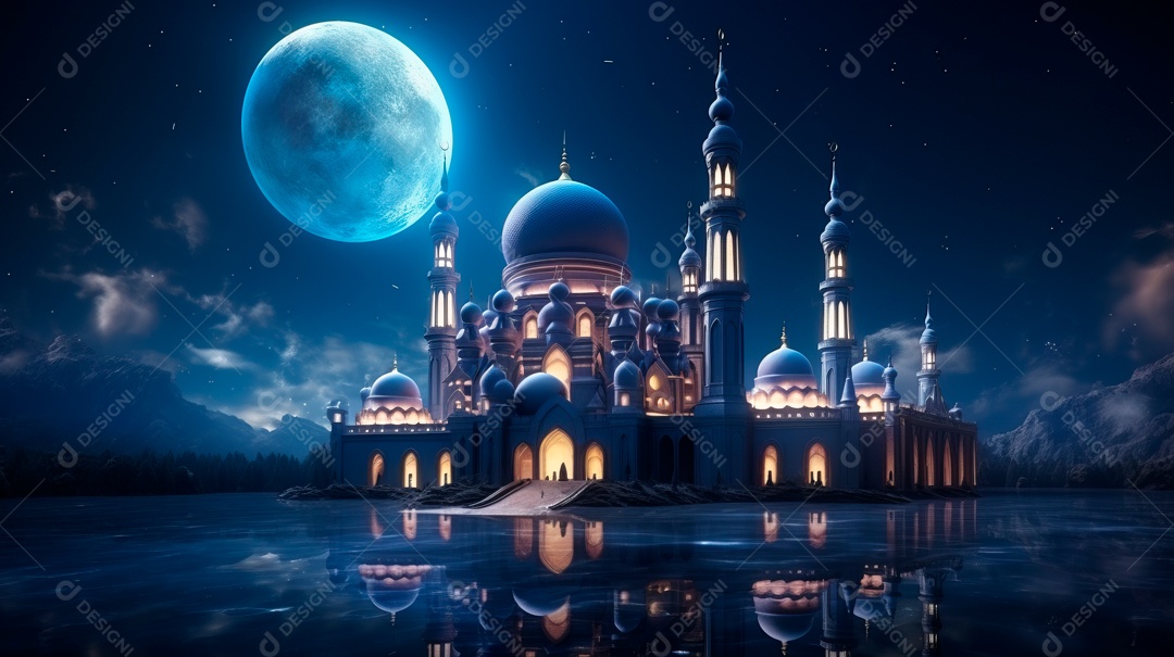 Ramadã, o momento sagrado para oração.