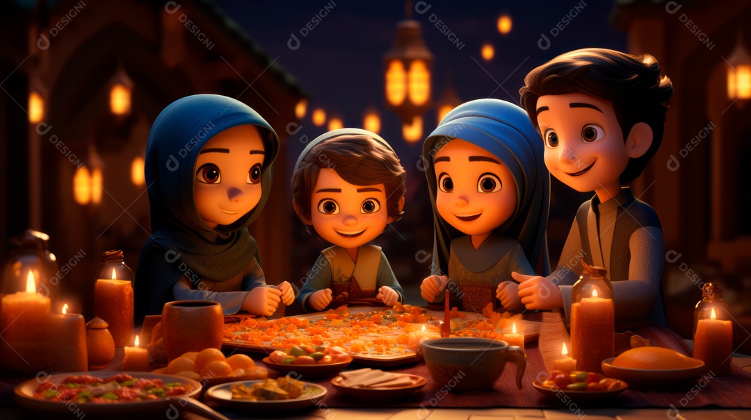 Ramadã, o momento sagrado para oração.