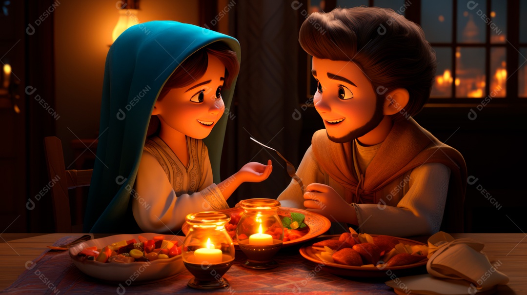 Ramadã, o momento sagrado para oração.