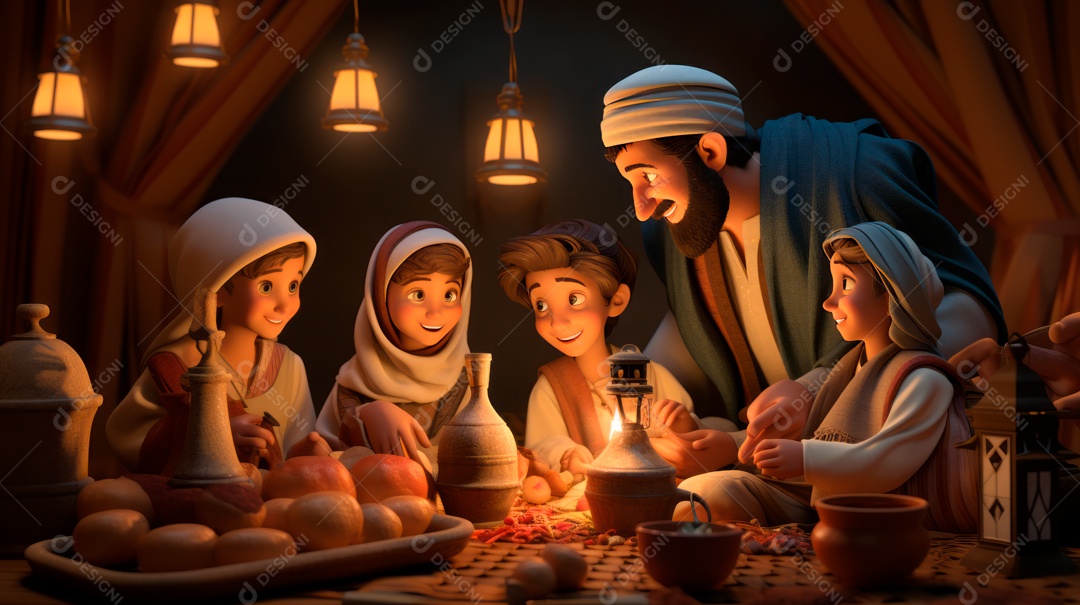 Ramadã, o momento sagrado para oração.