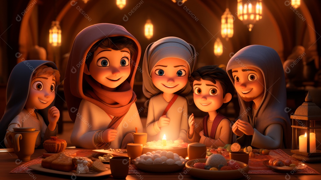 Ramadã, o momento sagrado para oração.