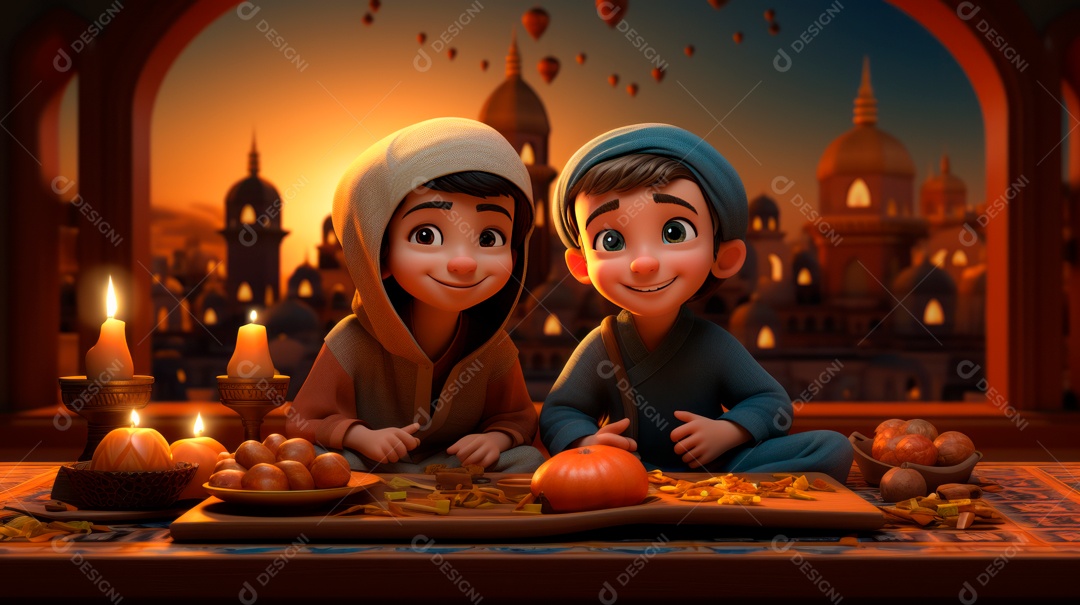 Ramadã, o momento sagrado para oração.