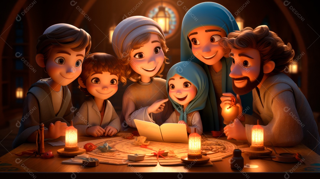 Ramadã, o momento sagrado para oração.