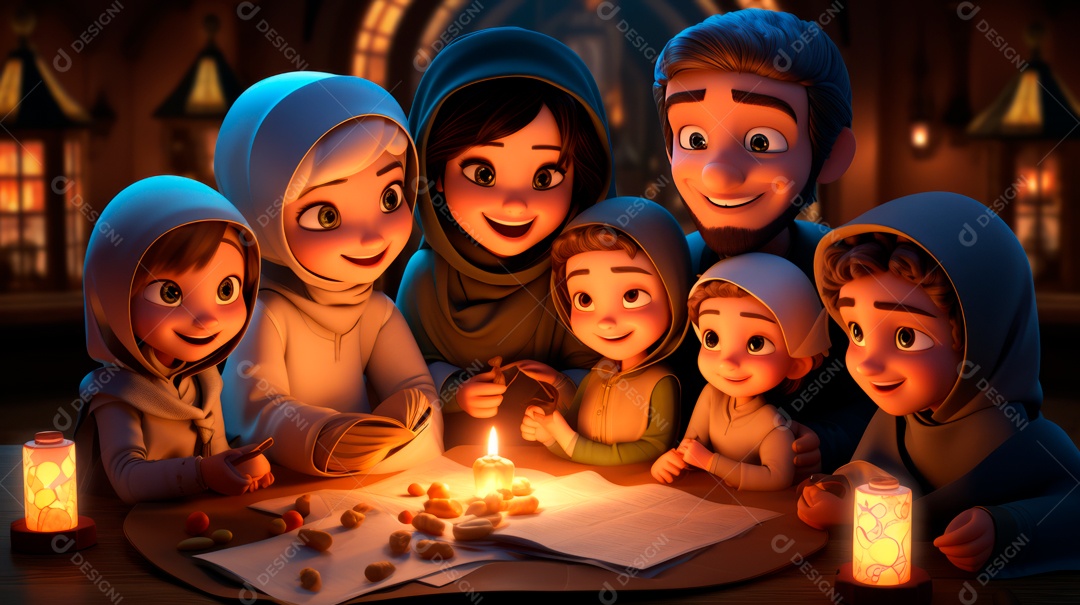 Ramadã, o momento sagrado para oração.