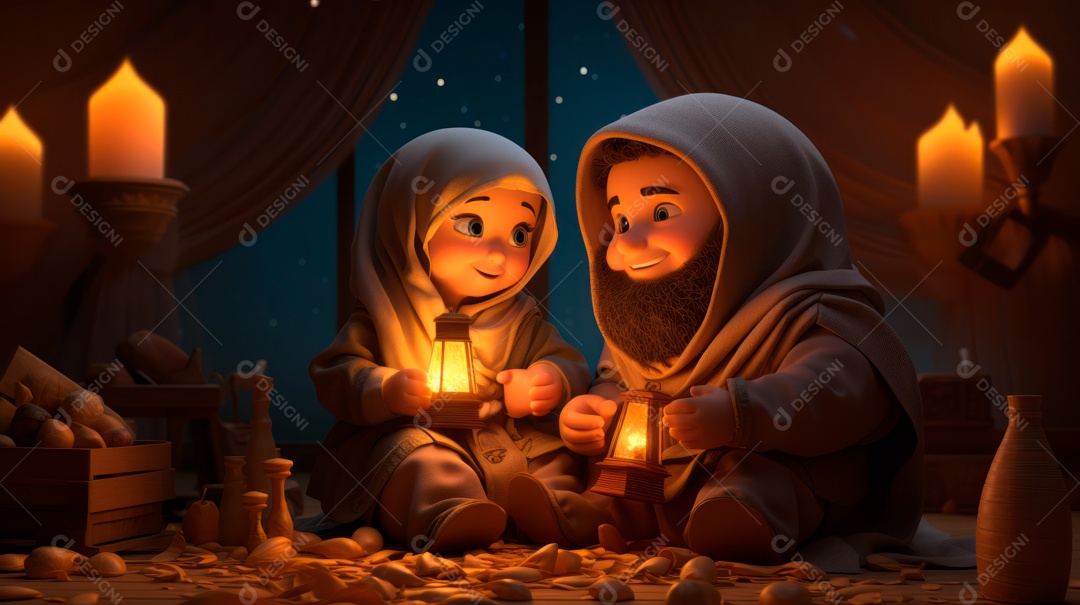 Ramadã, o momento sagrado para oração.