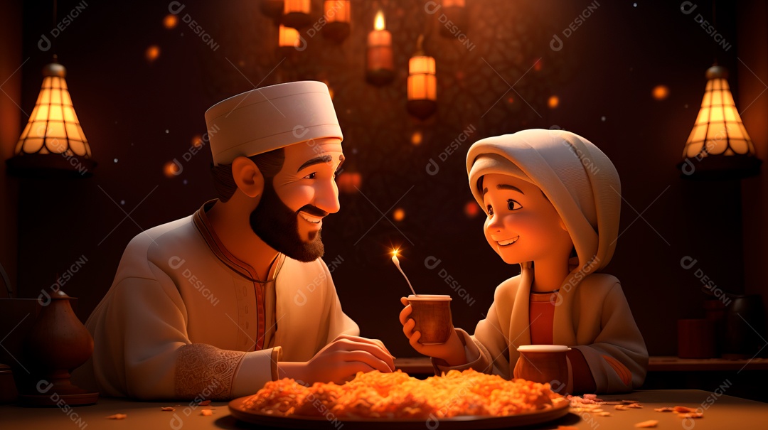 Ramadã, o momento sagrado para oração.