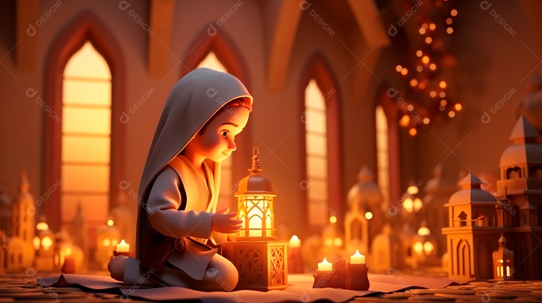 Ramadã, o momento sagrado para oração.