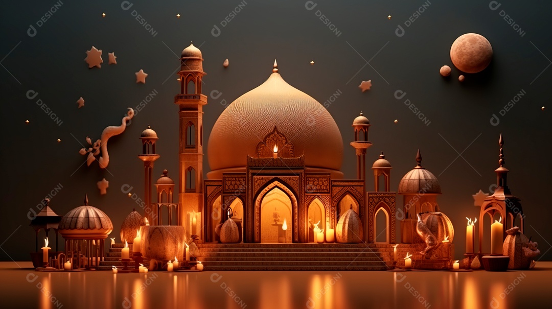 Ramadã, o momento sagrado para oração.