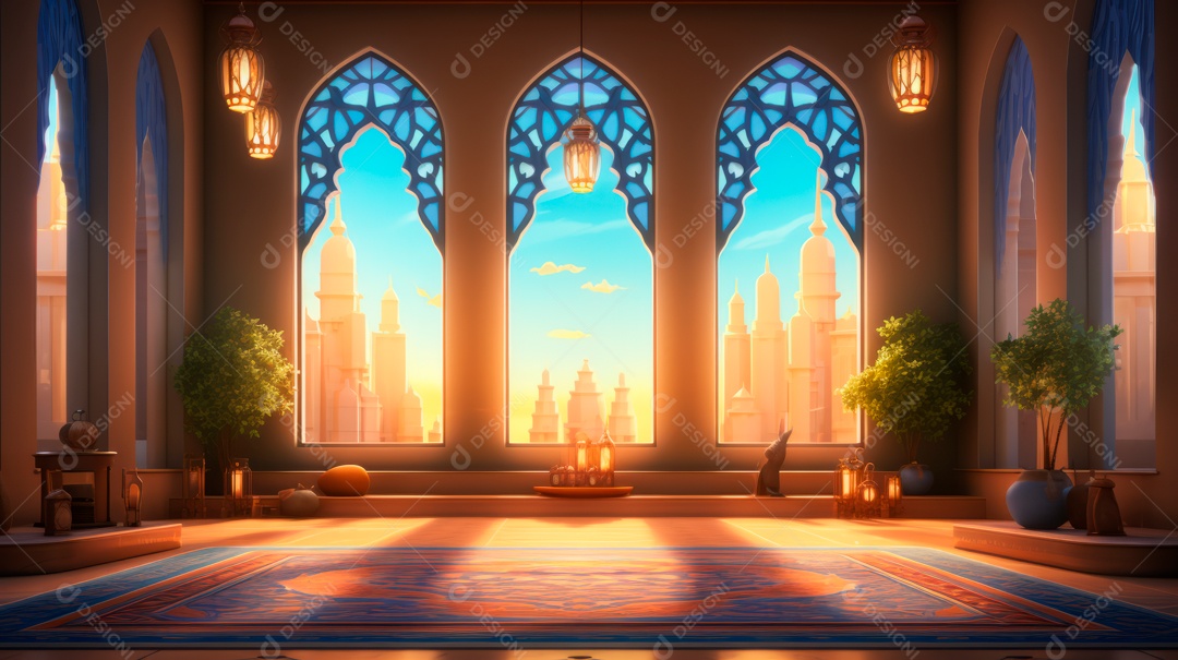 Ramadã, o momento sagrado para oração.