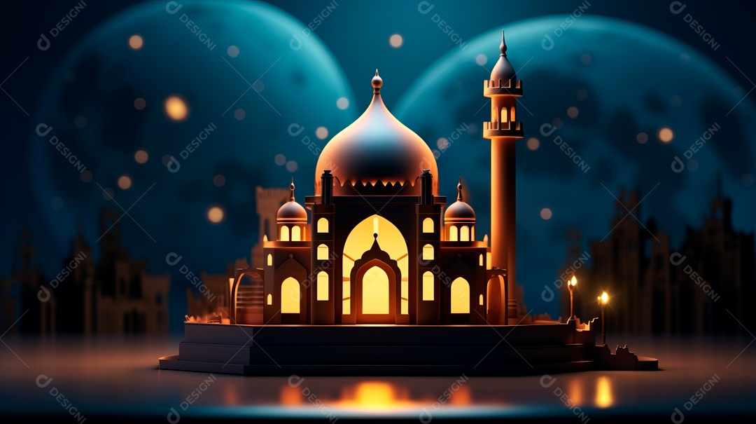 Ramadã, o momento sagrado para oração.