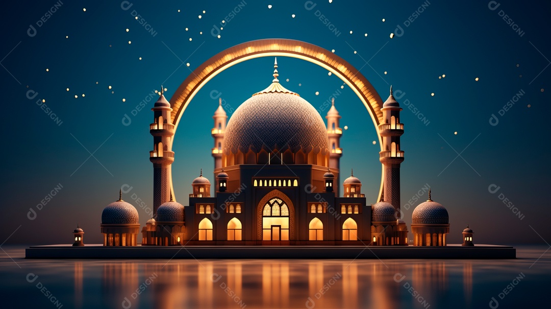 Ramadã, o momento sagrado para oração.