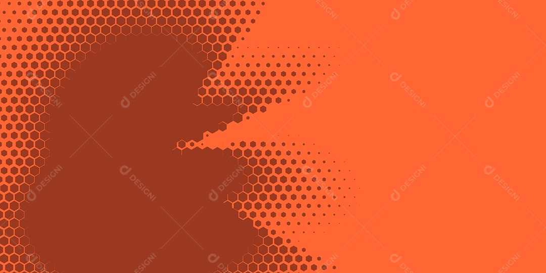 Background Hexágono Abstrato Ilustração Vetor EPS