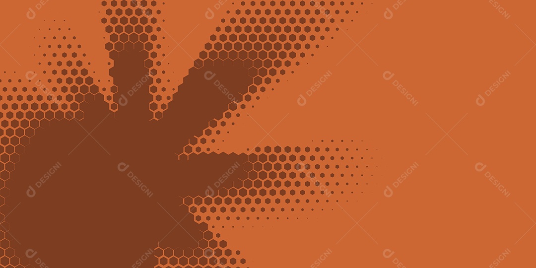 Background Hexágono Abstrato Ilustração Vetor EPS