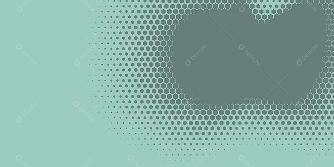 Background Hexágono Abstrato Verde Ilustração Vetor EPS