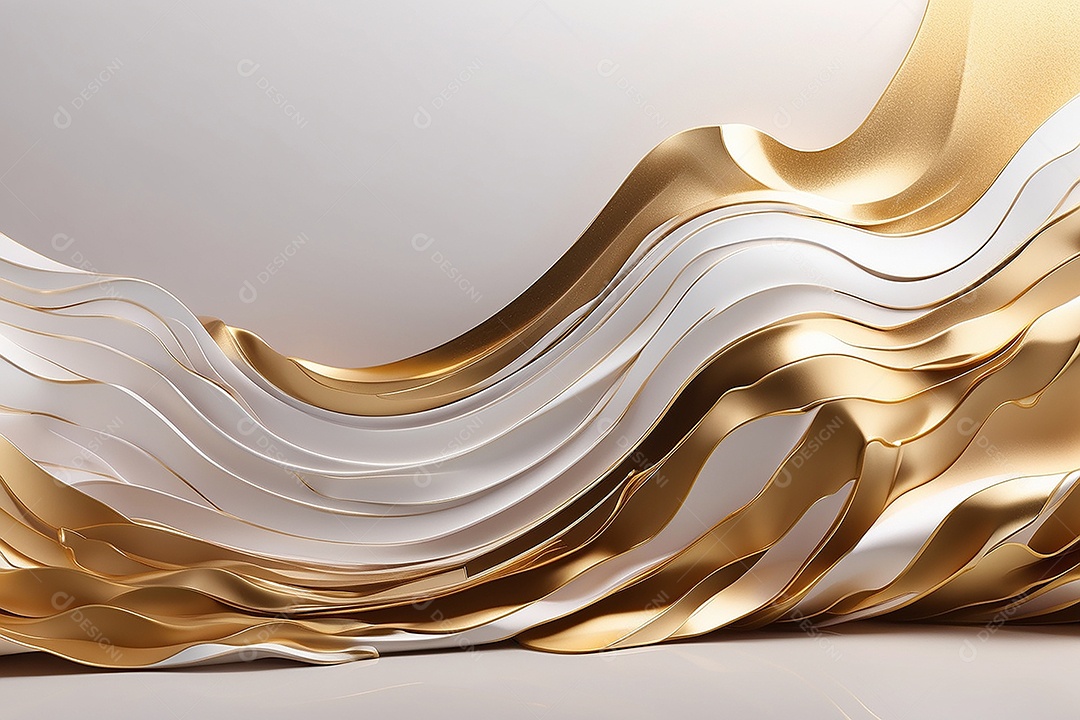 Fundo de cor gradiente de ouro branco