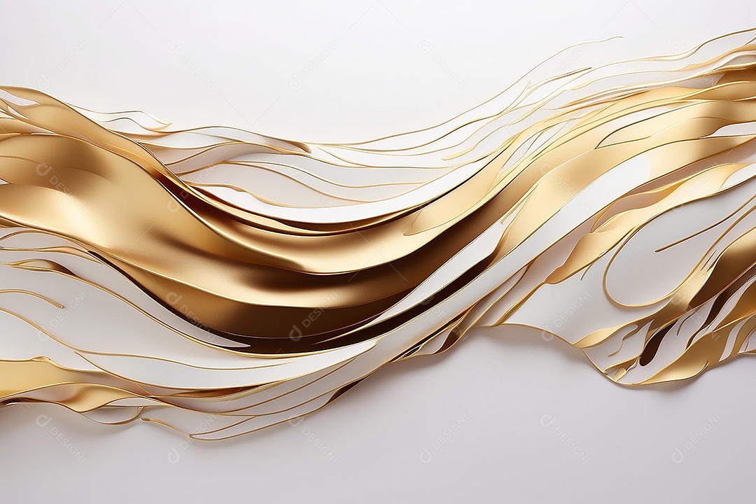 Fundo de cor gradiente de ouro branco